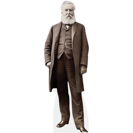 Featured image for “Alexander Graham Bell (BW) Cardboard Cutout”