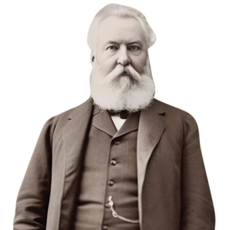 Featured image for “Alexander Graham Bell (BW) Half Body Buddy”