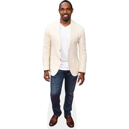 Featured image for “Jason George (White Jacket) Cardboard Cutout”