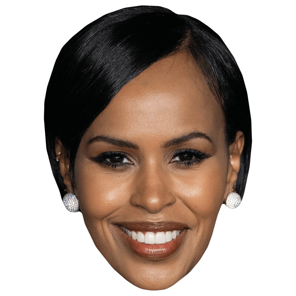 Sabrina Dhowre Elba (Smile) Big Head Celebrity Cutouts