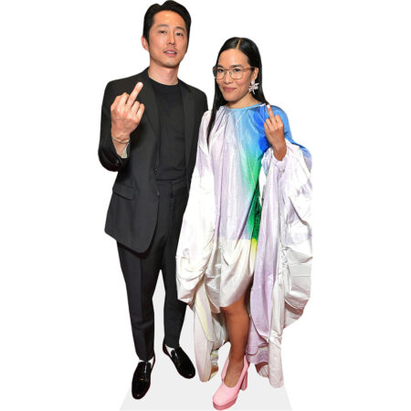 Featured image for “Steven Yeun And Ali Wong (Duo 1) Mini Celebrity Cutout”