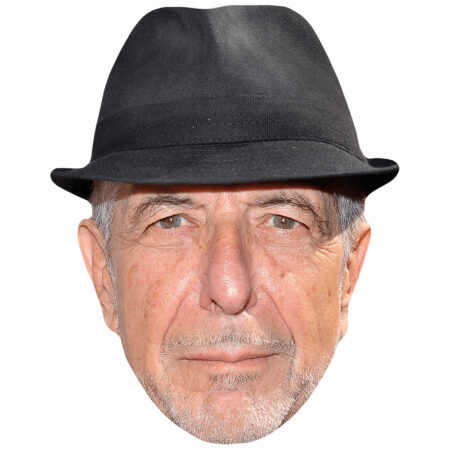 Leonard Cohen (Hat) Mask - Celebrity Cutouts