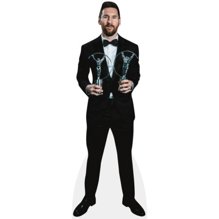 Featured image for “Lionel Messi (Awards) Cardboard Cutout”