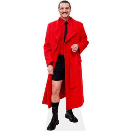 Featured image for “Pedro Pascal (Red Coat) Cardboard Cutout”