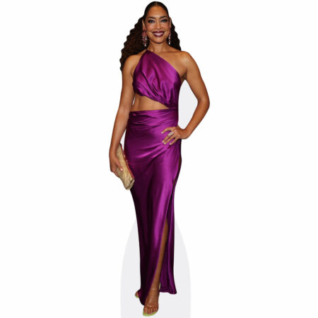 Featured image for “Gina Torres (Purple Dress) Cardboard Cutout”