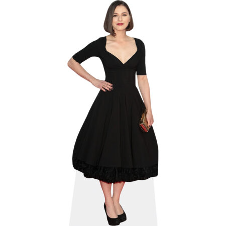 Featured image for “Charlotte Murphy (Black Dress) Cardboard Cutout”