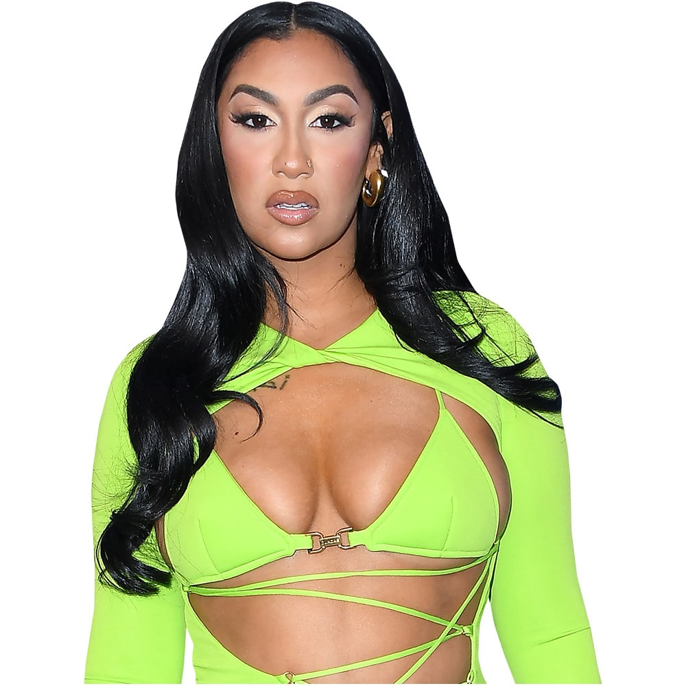 Queen Naija (Green Dress) Half Body Buddy - Celebrity Cutouts Queen Naija (Green Dress) Half Body Buddy - Celebrity Cutouts