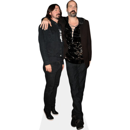 Featured image for “Dave Grohl And Krist Novoselic (Duo 1) Mini Celebrity Cutout”