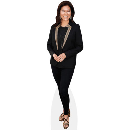 Featured image for “Julie Chen Moonves (Black Outfit) Cardboard Cutout”