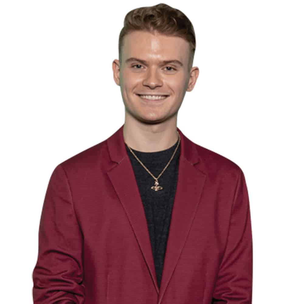 Max Balegde (Jacket) Half Body Buddy Celebrity Cutouts