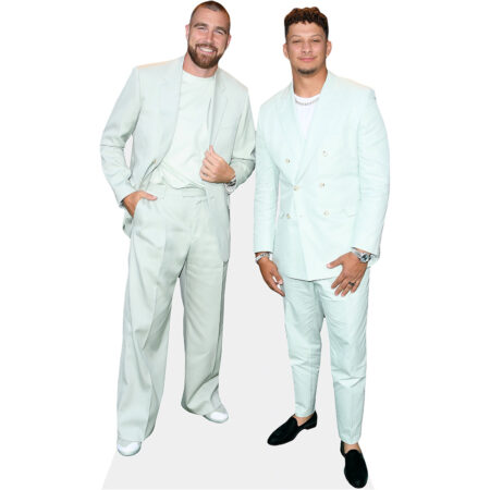 Featured image for “Travis Kelce And Patrick Mahomes (Duo 1) Mini Celebrity Cutout”