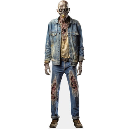 Featured image for “Zombie (Denim) Cardboard Cutout”