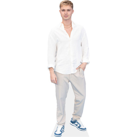 Featured image for “HRVY (White Shirt) Cardboard Cutout”