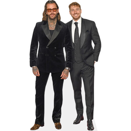 Featured image for “Pete Wicks And Sam Thompson (Duo) Mini Celebrity Cutout”