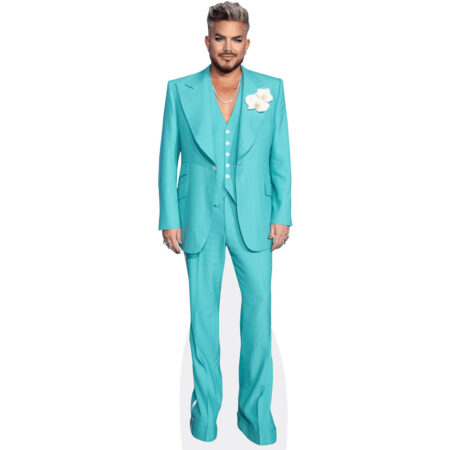Featured image for “Adam Lambert (Light Blue Suit) Cardboard Cutout”