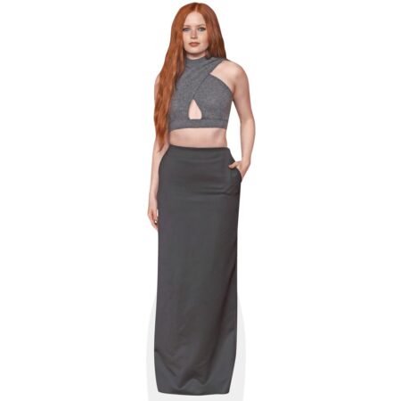 Featured image for “Ellie Bamber (Grey) Cardboard Cutout”