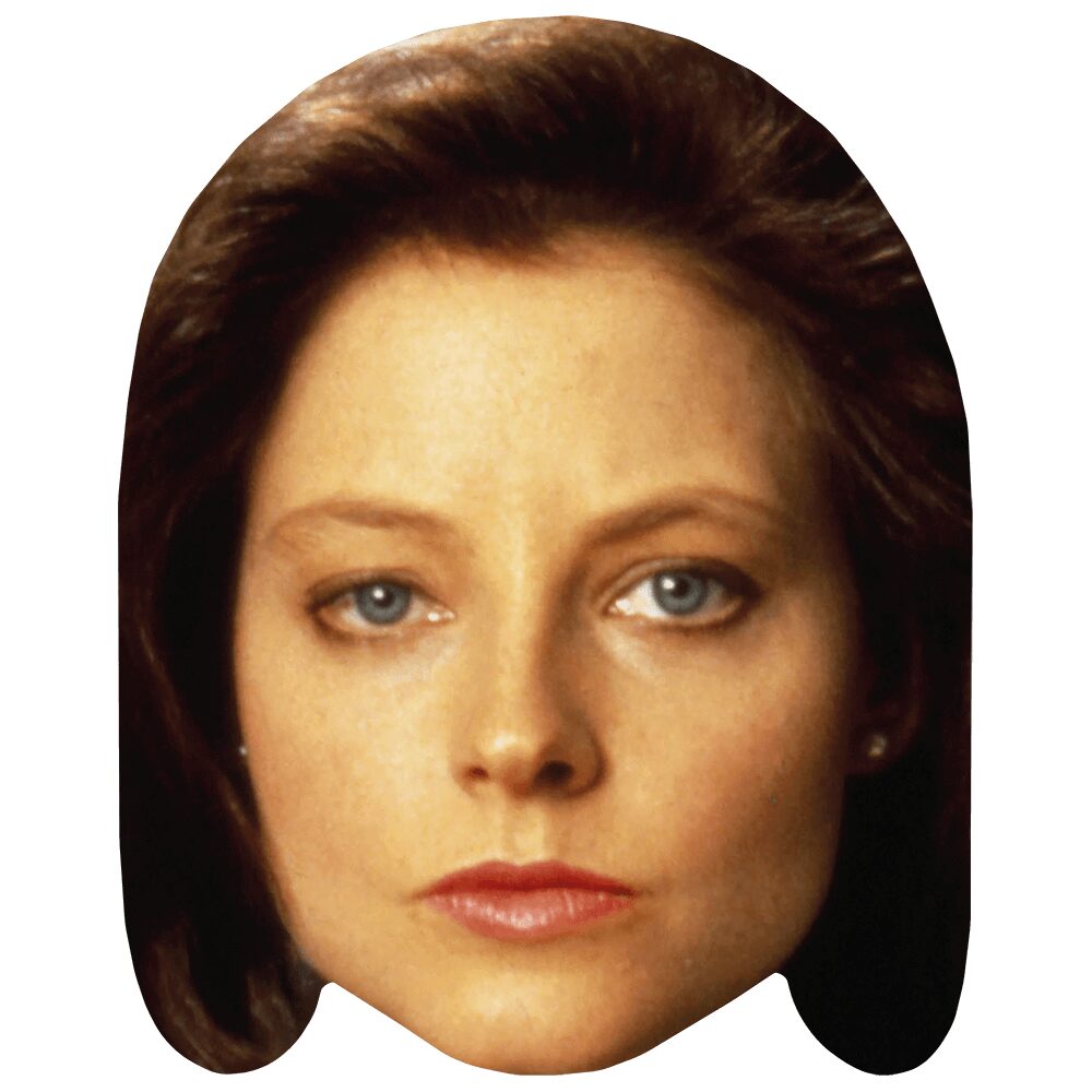 Jodie Foster (90s) Mask - Celebrity Cutouts