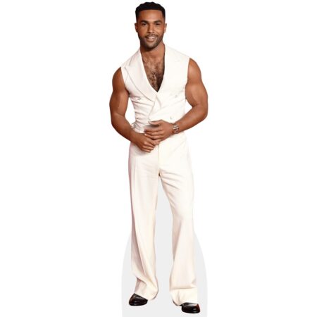 Featured image for “Lucien Laviscount (White Outfit) Cardboard Cutout”