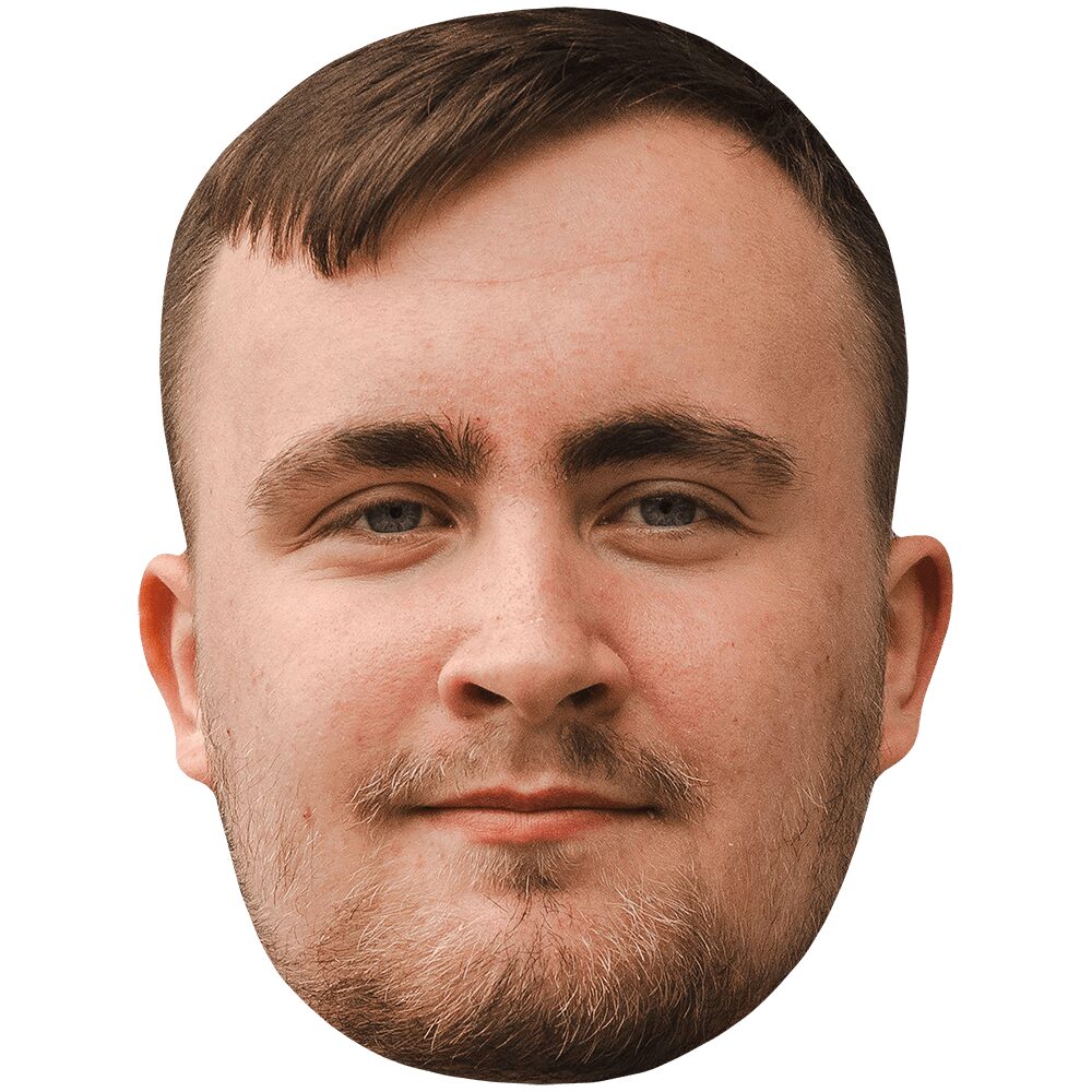 Luke Littler (Smile) Big Head - Celebrity Cutouts