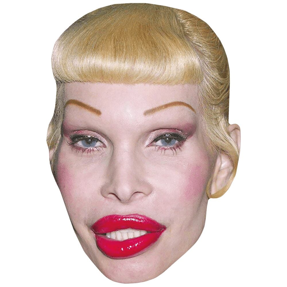 Amanda Lepore (Fringe) Mask - Celebrity Cutouts