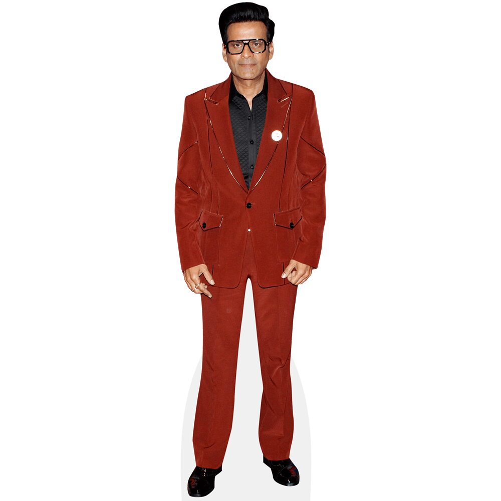 Featured image for “Manoj Bajpayee (Red Suit) Cardboard Cutout”