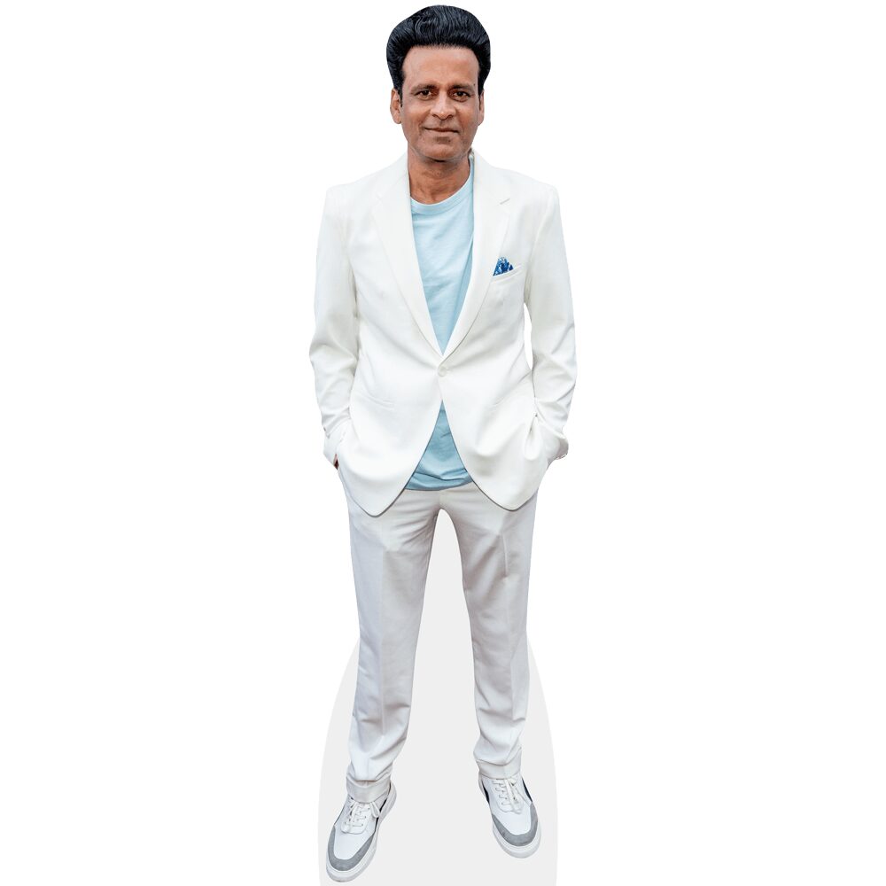 Featured image for “Manoj Bajpayee (White Outfit) Cardboard Cutout”