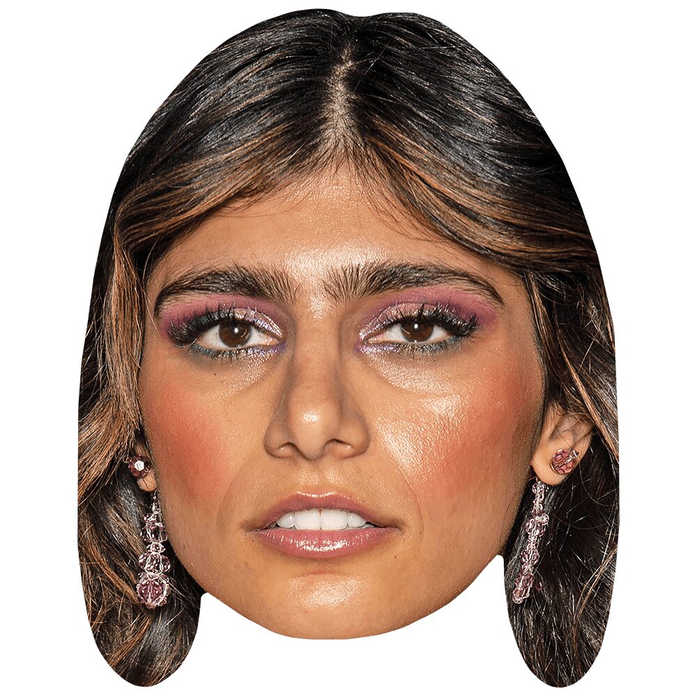 Mia Khalifa (Make Up) Mask - Celebrity Cutouts