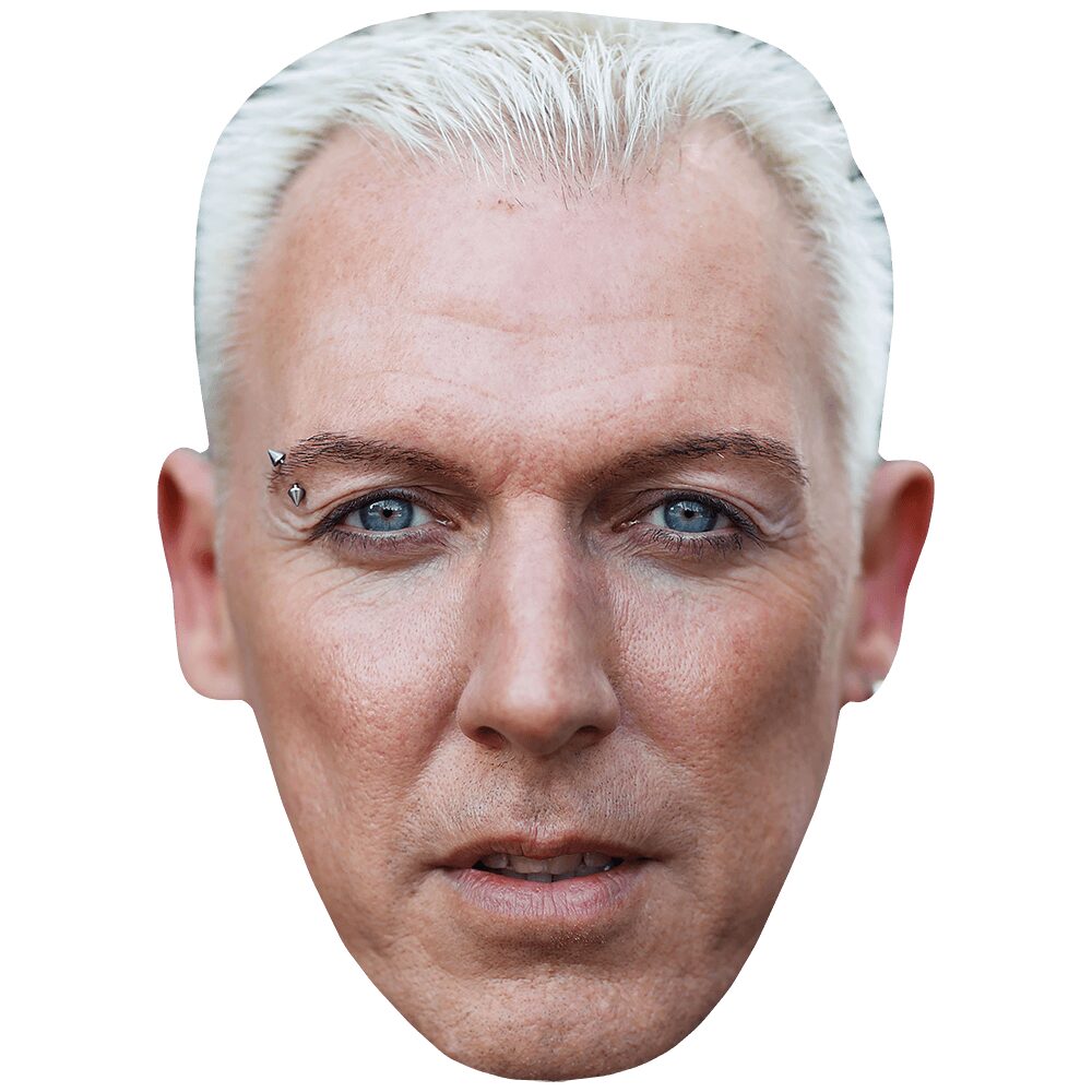 H.P. Baxxter (Short Hair) Mask - Celebrity Cutouts