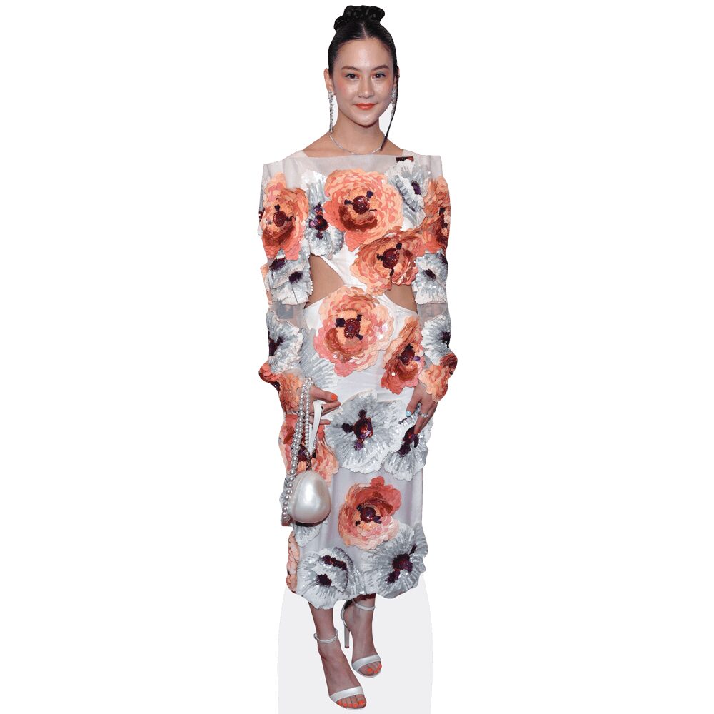 Featured image for “Michelle Zauner (Floral) Cardboard Cutout”