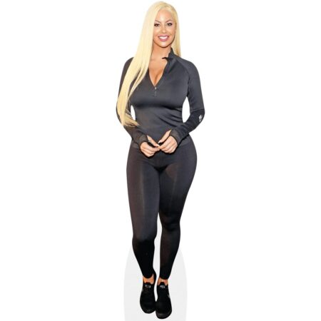 Featured image for “Amber Levonchuck (Black Outfit) Cardboard Cutout”