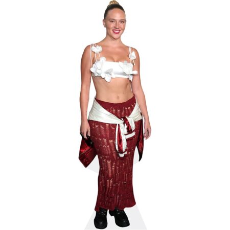 Featured image for “Kat Cunning (Red Skirt) Cardboard Cutout”