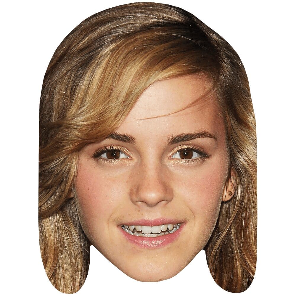 エマ・ワトソンのライフマスク Emma Watson (Young) Mask - Celebrity Cutouts