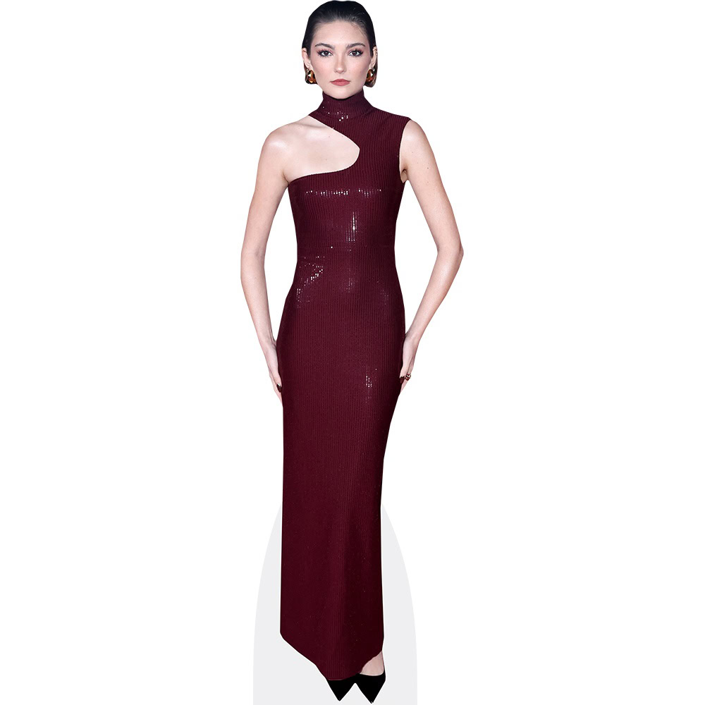 Sophia Woodward (Burgundy Dress) Cardboard Cutout - Celebrity Cutouts
